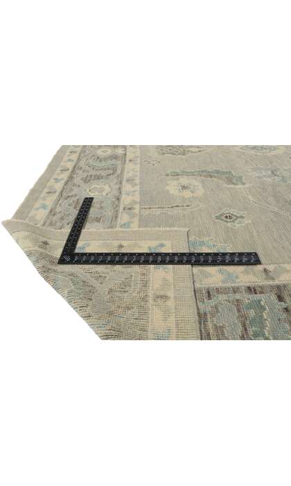 9 x 13 Modern Turkish Oushak Rug 53803