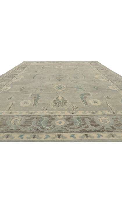 9 x 13 Modern Turkish Oushak Rug 53803