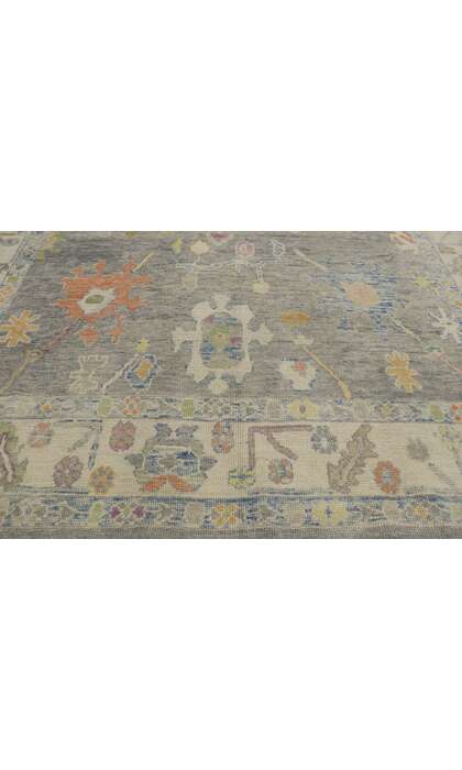 9 x 13 Colorful Oushak Rug 53606