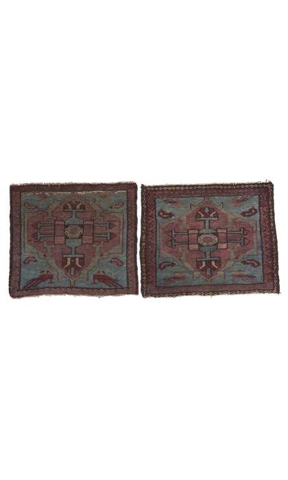 Pair of Antique Persian Rugs 61257-61256