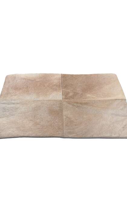 18 x 18 Handcrafted Cowhide Throw Pillow Cover 30897