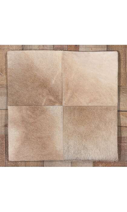 18 x 18 Handcrafted Cowhide Throw Pillow Cover 30897