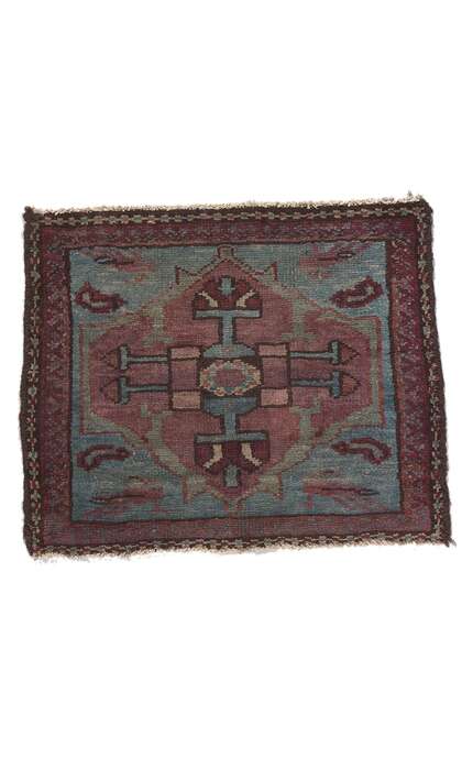 1 x 1 Antique Persian Malayer Rug 61257