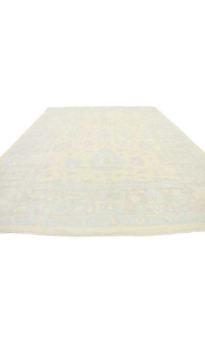 10 x 13 Muted Turkish Oushak Rug 53156