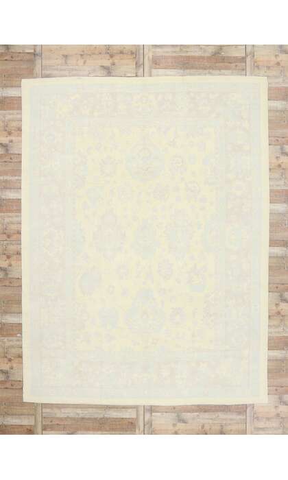 10 x 13 Muted Turkish Oushak Rug 53156