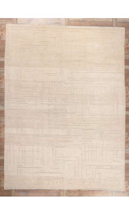 10 x 14 Neutral Moroccan Rug 81006