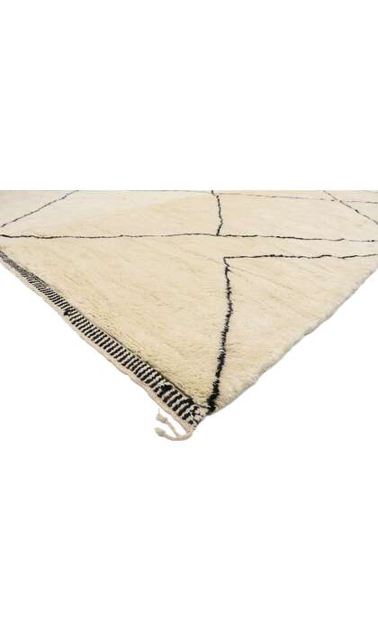 11 x 13 Organic Modern Beni Mrirt Moroccan Rug 21109