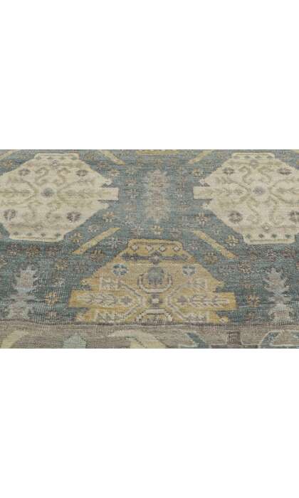12 x 15 Distressed Modern Oushak Rug 3062212 x 15 Distressed Modern Oushak Rug 30622