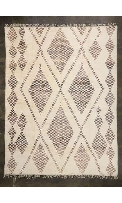 14 x 18 Oversized Neutral Moroccan Rug 21144