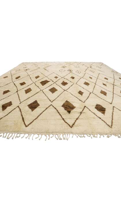 15 x 16 Large Neutral Moroccan Rug 21146