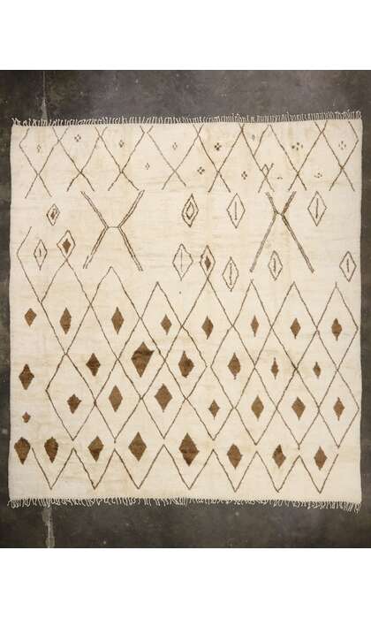 15 x 16 Large Neutral Moroccan Rug 21146