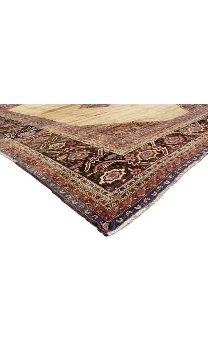15 x 19 Oversized Antique Persian Bakshaish Rug 73055