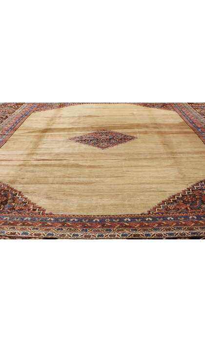 15 x 19 Oversized Antique Persian Bakshaish Rug 73055