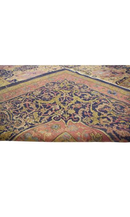 15 x 24 Antique Indian Agra Rug 77150
