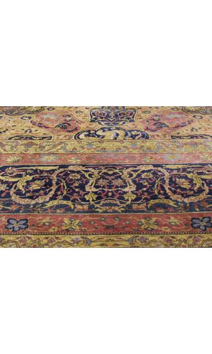 15 x 24 Antique Indian Agra Rug 77150