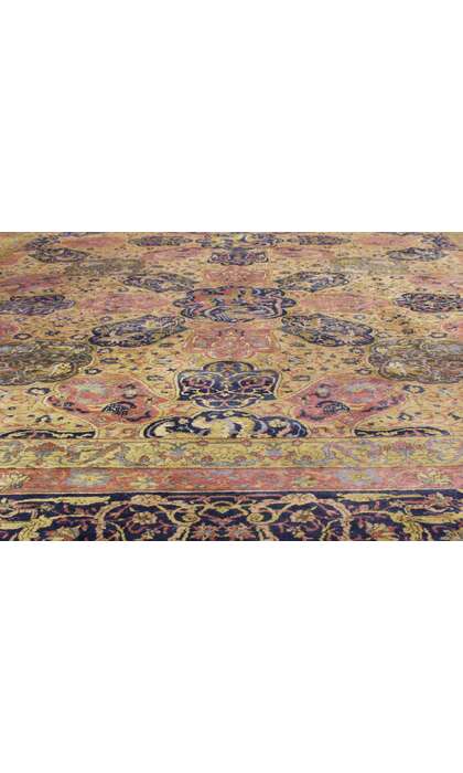 15 x 24 Antique Indian Agra Rug 77150
