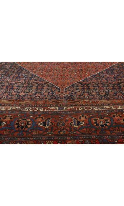 15 x 26 Oversized Antique Persian Bijar Rug 73125