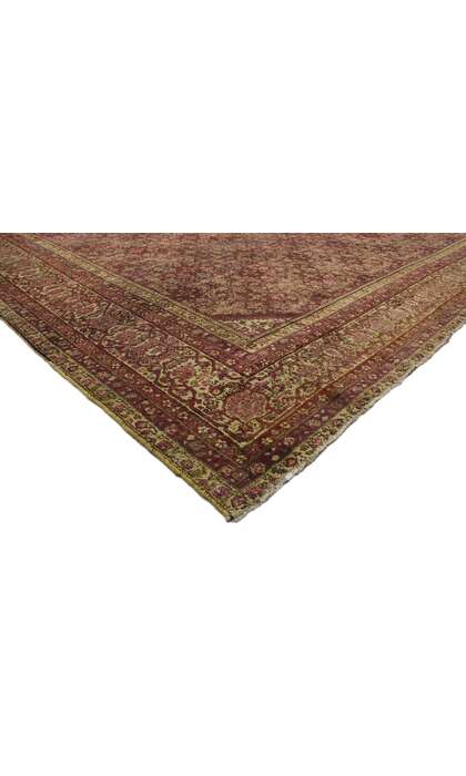 16 x 18 Oversized Antique Indian Agra Rug 71600