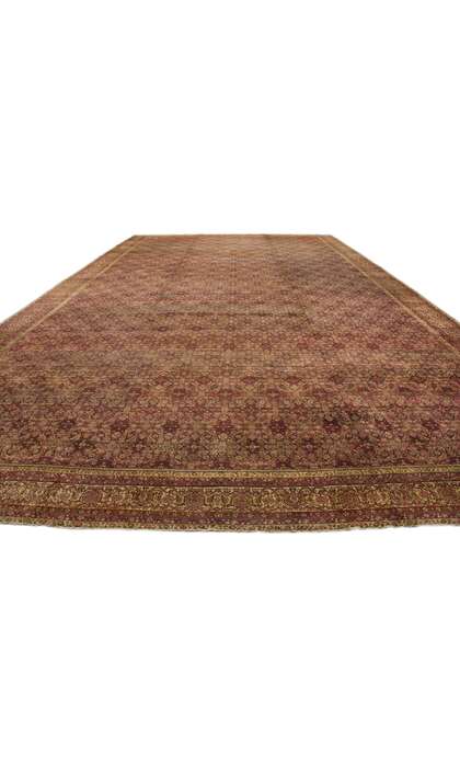 16 x 18 Oversized Antique Indian Agra Rug 71600