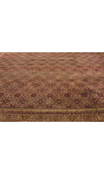 16 x 18 Oversized Antique Indian Agra Rug 71600