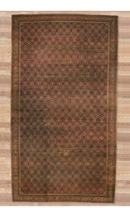16 x 18 Oversized Antique Indian Agra Rug 71600