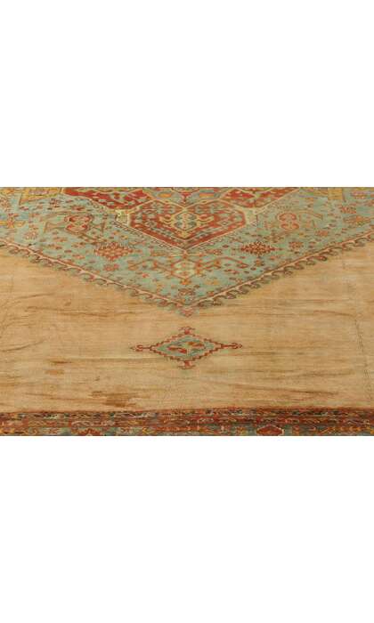 18 x 21 Oversized Antique Turkish Oushak Rug 73104
