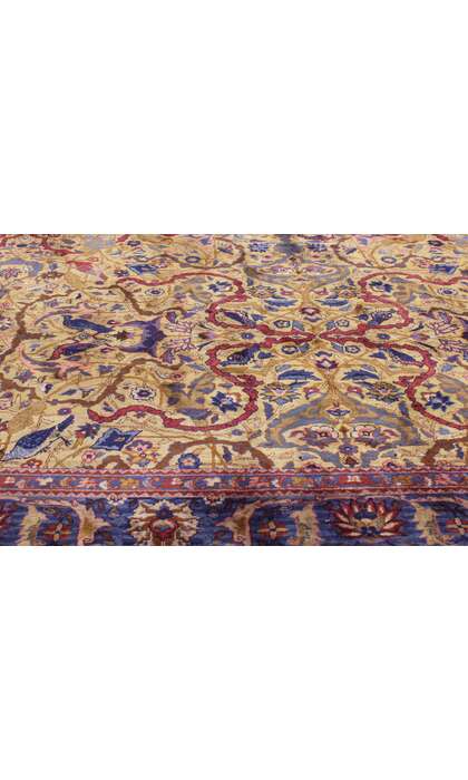 23 x 24 Oversized Antique Indian Agra Rug 76918