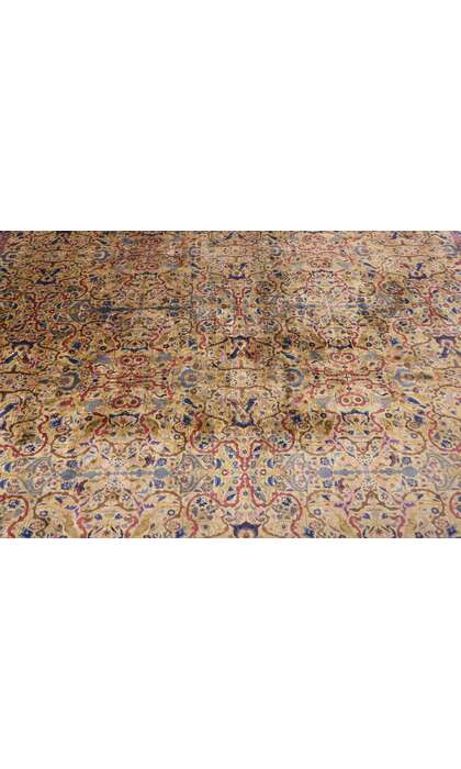 23 x 24 Oversized Antique Indian Agra Rug 76918