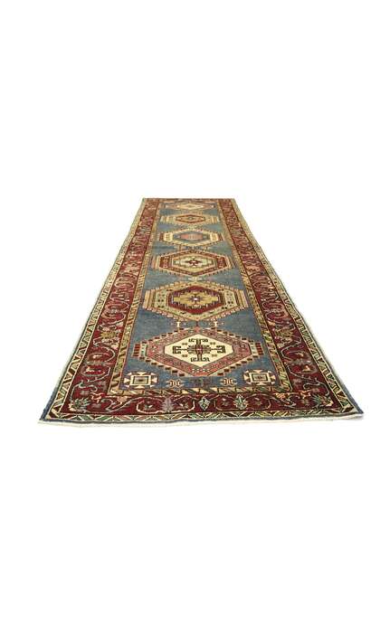 3 x 11 Vintage Turkish Oushak Rug 73665