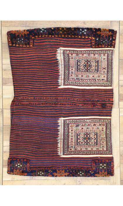 3 x 5 Antique Persian Saddlebag 74584