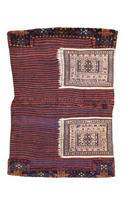3 x 5 Antique Persian Saddlebag 74584