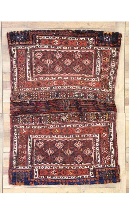 3 x 5 Antique Persian Saddlebag 74584