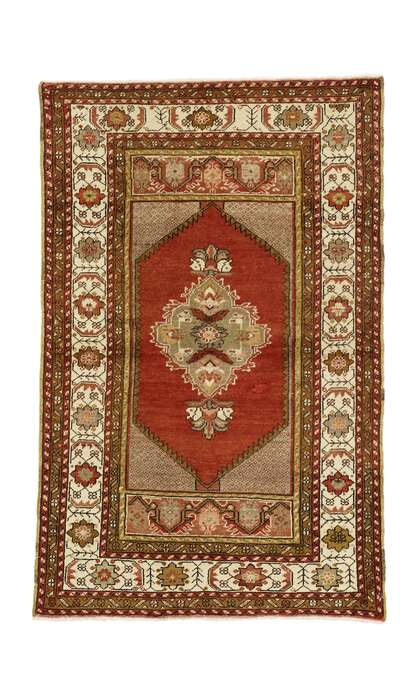 3 x 5 Vintage Turkish Oushak Rug 73840