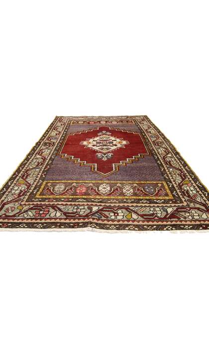 3 x 5 Vintage Turkish Oushak Rug 73866