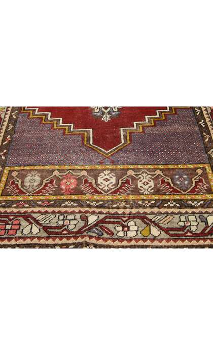 3 x 5 Vintage Turkish Oushak Rug 73866