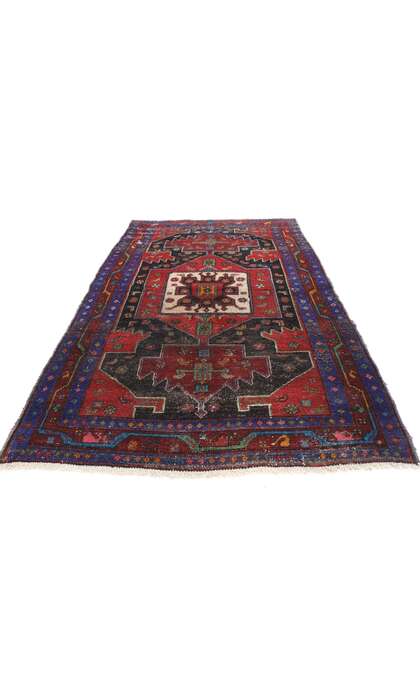 4 x 6 Vintage Persian Hamadan Rug 51578