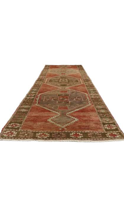 4 x 12 Vintage Turkish Oushak Rug 50442
