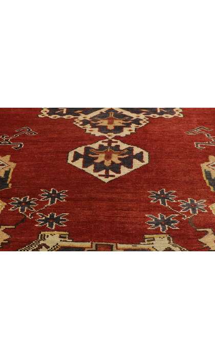 4 x 12 Vintage Turkish Oushak Rug 73738