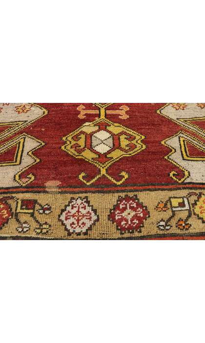 4 x 12 Vintage Turkish Oushak Rug 73938