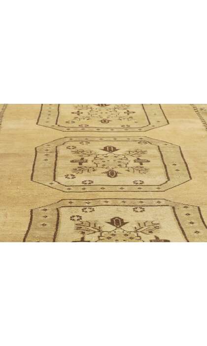 4 x 15 Vintage Turkish Oushak Rug 50146