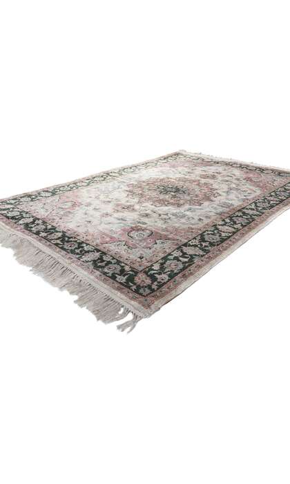 4 x 6 Vintage Silk Kashmir Rug 78545