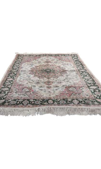 4 x 6 Vintage Silk Kashmir Rug 78545