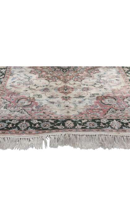 4 x 6 Vintage Silk Kashmir Rug 78545
