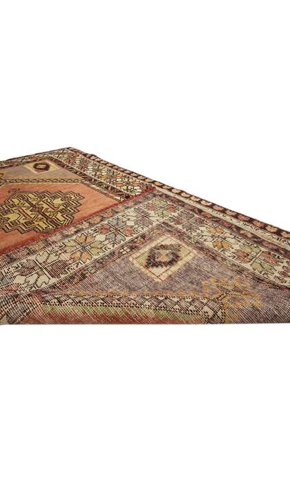 4 x 6 Vintage Turkish Oushak Rug 50155