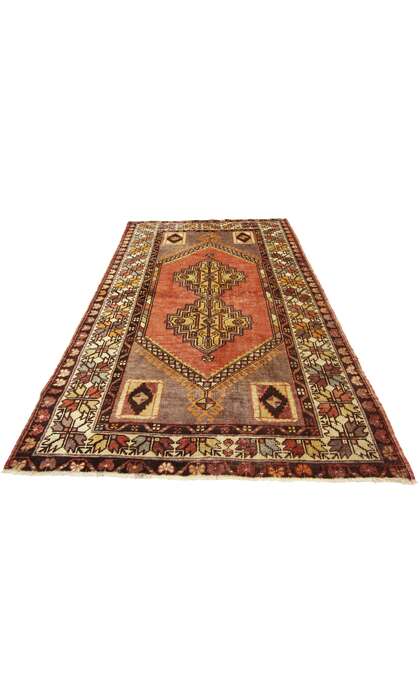4 x 6 Vintage Turkish Oushak Rug 50155