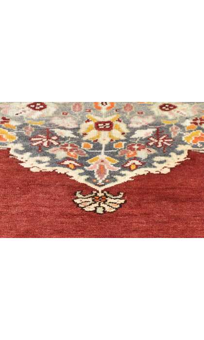 4 x 6 Vintage Turkish Oushak Rug 73837