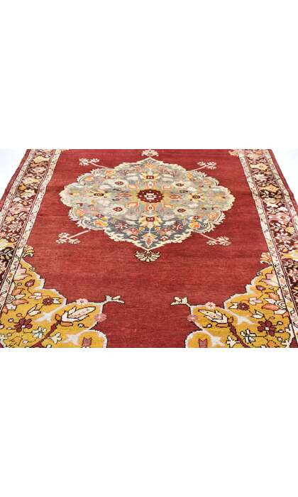 4 x 6 Vintage Turkish Oushak Rug 73837