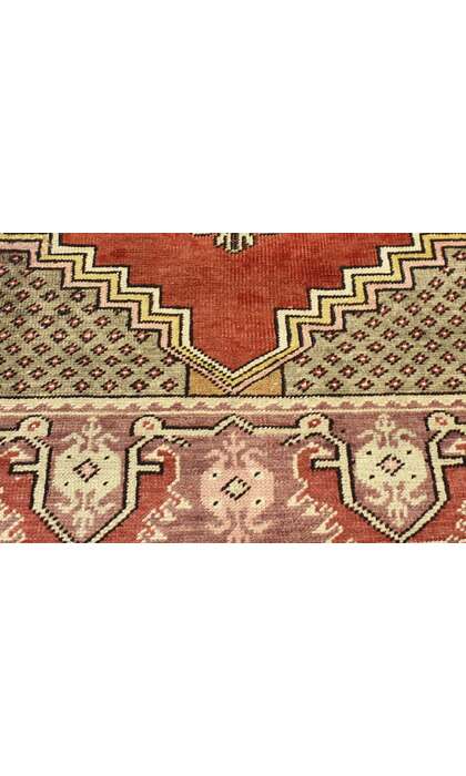 4 x 6 Vintage Turkish Oushak Rug 73845