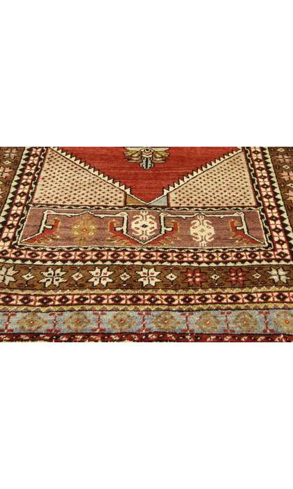 4 x 6 Vintage Turkish Oushak Rug 73848