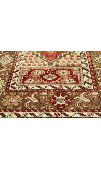4 x 6 Vintage Turkish Oushak Rug 73849